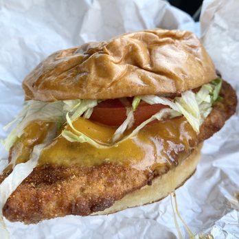 Otto's Food Cart - Colossal Cajun chicken sandwich - American Near Me - Alma, Colorado