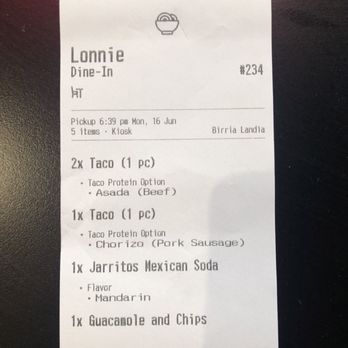 Birria Landia - The Receipt - Tacos Near Me - Flushing, New York