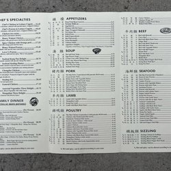 Menu October 2025