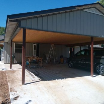 JD construction - Porch I built concrete  and all Bonanza Arkansas - Handyman Near Me