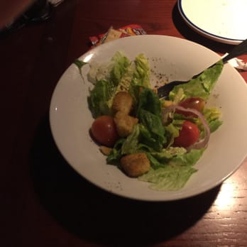 Red Lobster - Yes this is the whole salad. Smallest ever! - Seafood Near Me - Visalia, California