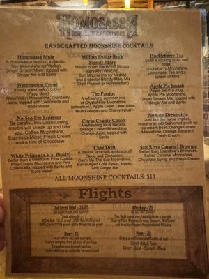 Menu photo 2 Homosassa Distillery Homosassa, FL