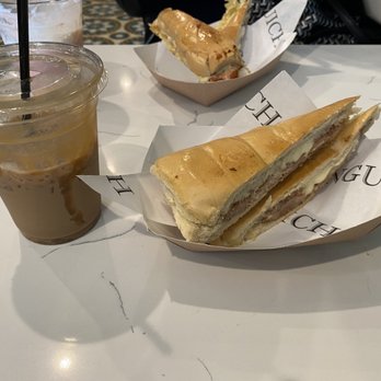 Sanguich - La rosita and croqueta sándwich. - Cuban Near Me - Miami, Florida Sanguich - La rosita and croqueta sándwich. - Cuban Near Me - Miami, Florida