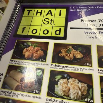Thai St Cafe - Menu view - Thai Near Me - Las Vegas, Nevada Thai St Cafe - Menu view - Thai Near Me - Las Vegas, Nevada