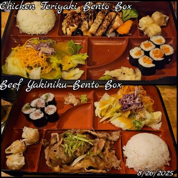 Yama Ramen - Mom and I ordered Bento Boxes. I enjoyed my beef entree. - Sushi Bars Near Me - New York, New York