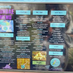 The Urban Cone - Specialty sundae menu - mobile truck