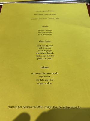 Menu photo 4 Niddo Ciudad de México, DIF