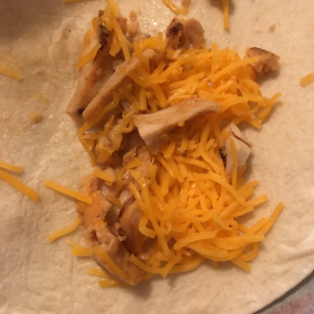 My daughter's tacos for 80 cents extra because they didn't have beef My daughter's tacos for 80 cents extra because they didn't have beef