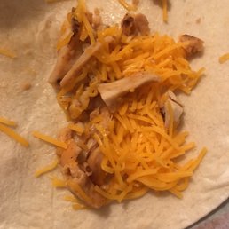 My daughter's tacos for 80 cents extra because they didn't have beef