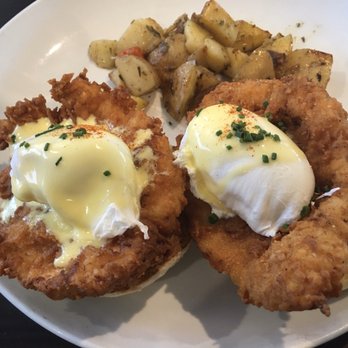 Colette - Southern Fried Chicken Benedict - Breakfast & Brunch Near Me - Pasadena, California Colette - Southern Fried Chicken Benedict - Breakfast & Brunch Near Me - Pasadena, California