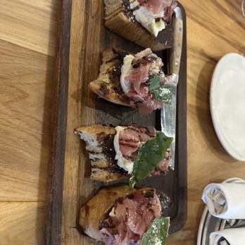GIA MIA - Geneva - Prosciutto Fig Toast Bruschetta Loved it! - Tapas/Small Plates Near Me - Geneva, Illinois