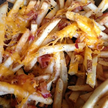 Emma Keys - Fries 2 ways cheese and bacon - OMG - who needs dessert when you've got these delicious treats. - American Near Me - Greensboro, North Carolina