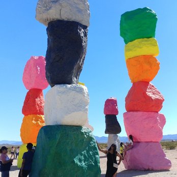 Seven Magic Mountains - Public Art Near Me - Las Vegas, Nevada