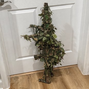 Pev’s Paintball - My newest paintball sniper rifle in my home made ghillie wrap that matches my homemade ghillie suit before loading it in the truck - Paintball Near Me - Aldie, Virginia Pev’s Paintball - My newest paintball sniper rifle in my home made ghillie wrap that matches my homemade ghillie suit before loading it in the truck - Paintball Near Me - Aldie, Virginia