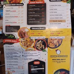 GoGo Chicken - Menu