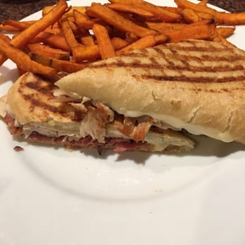 BLD Diner - Reuben Panini with Sweet Potato Fries - Diners Near Me - Larchmont, New York