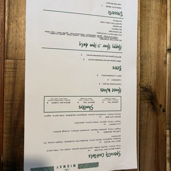 The Midway - Menu - Bars Near Me - West Sacramento, California