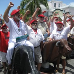 Hemingway Days - Starting line of the running with the bulls