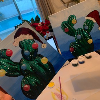 The Brush Bar - Christmas Cactus - Party & Event Planning Near Me - Scottsdale, Arizona The Brush Bar - Christmas Cactus - Party & Event Planning Near Me - Scottsdale, Arizona