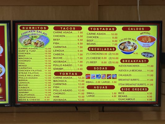 Menu photo 3 Chito's Taco Shop Vista, CA
