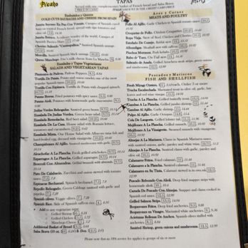 Picaro - Tapas menu - Spanish Near Me - San Francisco, California Picaro - Tapas menu - Spanish Near Me - San Francisco, California
