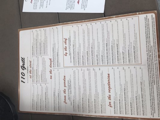 Menu photo 3 110 Grill Worcester, MA Menu photo 3 110 Grill Worcester, MA