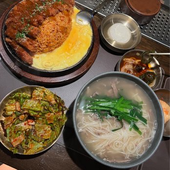 Sam Sunny - Beef Noodle Soup and Kimchi Fried Rice with Chicken Katsu - Korean Near Me - New York, New York Sam Sunny - Beef Noodle Soup and Kimchi Fried Rice with Chicken Katsu - Korean Near Me - New York, New York