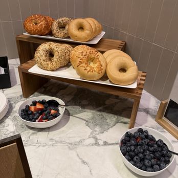 Industrious - Bagels on this lovely Monday! - Shared Office Spaces Near Me - Seattle, Washington