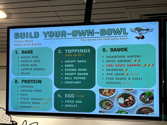 Menu photo 3 Kapow Buddy Bethesda, MD