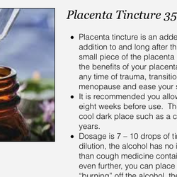 Placenta Encapsulation & Organic Herbal Remedies