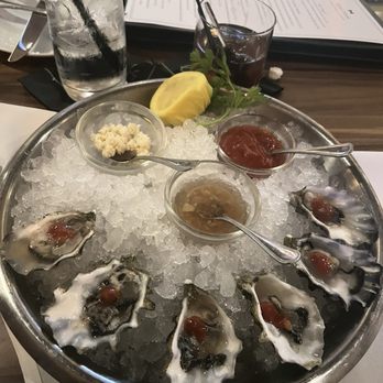 Eddie V's Prime Seafood - This place never disappoints, I enjoy everything here West Coast Oysters - Seafood Near Me - Paramus, New Jersey