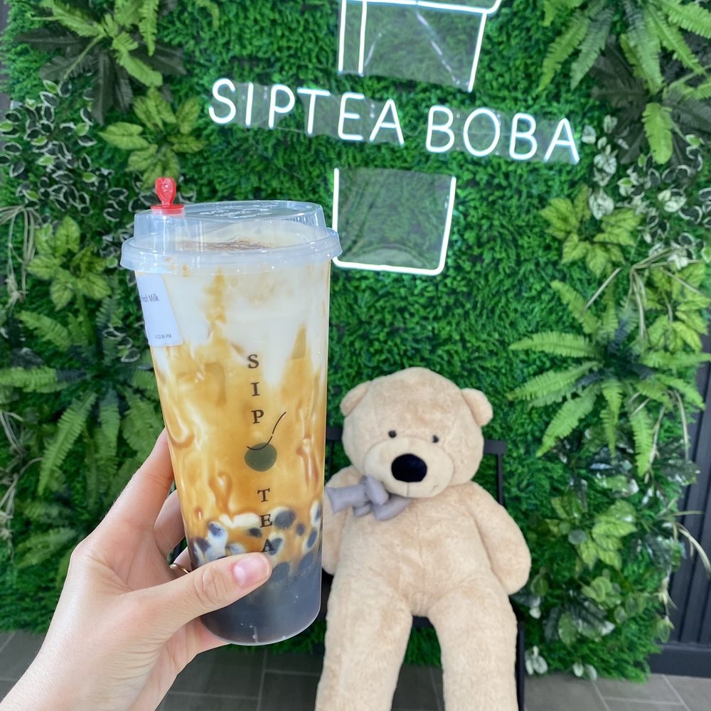 Sip Tea Boba - Dirty Brown Sugar Fresh Milk w/ double boba :) - Bubble Tea Near Me - Pinellas Park, Florida Sip Tea Boba - Dirty Brown Sugar Fresh Milk w/ double boba :) - Bubble Tea Near Me - Pinellas Park, Florida