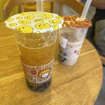 Happy Lemon - S1 Passionfruit Mango Green Tea and D1. Boba Milk Tea - Juice Bars & Smoothies Near Me - Alameda, California Happy Lemon - S1 Passionfruit Mango Green Tea and D1. Boba Milk Tea - Juice Bars & Smoothies Near Me - Alameda, California