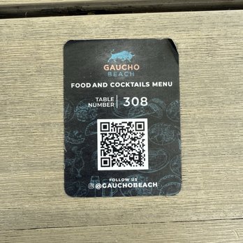 Gaucho Beach - QR code - Sandwiches Near Me - Long Beach, California