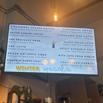 Neo Cafe - Winter menu - Donuts Near Me - Portland, Oregon
