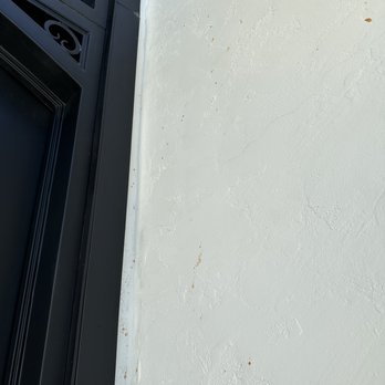 Precise Iron Doors - Spray foam mess left, it is dried and does not come off - Door Sales/Installation Near Me - Los Angeles, California
