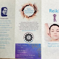 Jackie's Wellness Spa - Reiki brochure