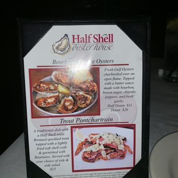 Half Shell Oyster House - Menu - Cajun/Creole Near Me - Lafayette, Louisiana Half Shell Oyster House - Menu - Cajun/Creole Near Me - Lafayette, Louisiana