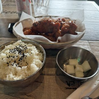 Bada Kitchen - Yangyum Chicken (1/2 order, boneless) White rice Soda - Korean Near Me - Seaside, California Bada Kitchen - Yangyum Chicken (1/2 order, boneless) White rice Soda - Korean Near Me - Seaside, California