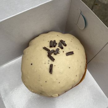 Unholy Donuts - Glaze portion view of the Earl Grey - Donuts Near Me - Toronto, Ontario Unholy Donuts - Glaze portion view of the Earl Grey - Donuts Near Me - Toronto, Ontario
