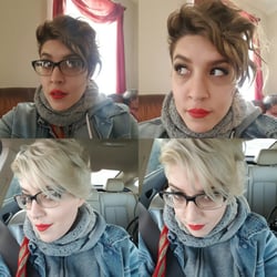 Milton Wade Salon - Top is before, bottom is after. Couldn't be happier!
