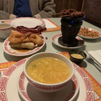 Mandarin Garden - Egg Flower Soup and Family Dinner D Appetizer Plate - Chinese Near Me - Blue Jay, California Mandarin Garden - Egg Flower Soup and Family Dinner D Appetizer Plate - Chinese Near Me - Blue Jay, California