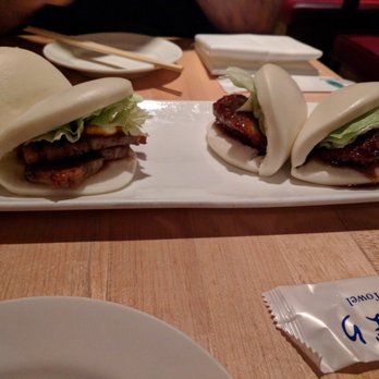 IPPUDO Westside - Pork and chicken buns - Ramen Near Me - New York, New York IPPUDO Westside - Pork and chicken buns - Ramen Near Me - New York, New York