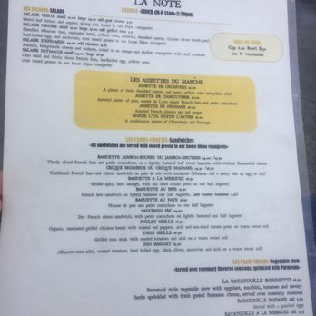 La Note - Menu - French Near Me - Berkeley, California La Note - Menu - French Near Me - Berkeley, California