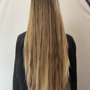 Flirt  Salon - Before (different salon and stylist's work) - Hair Salons Near Me - San Diego, California