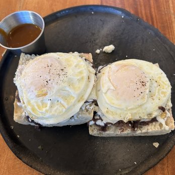 Xaman Cafe - Molletes with eggs - Cafes Near Me - Dallas, Texas