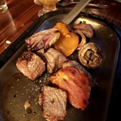Oak Park Tavern - Flaming Beef Kabob
