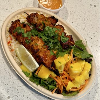 Tikka Shack Indian Grub - Spicy chicken kabob bowl - Indian Near Me - Chandler, Arizona