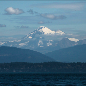 Outer Island Expeditions - Majestic Mt. Baker, a glaciated, active (currently dormant), volcano in the Cascade range. - Fishing Near Me - Anacortes, Washington Outer Island Expeditions - Majestic Mt. Baker, a glaciated, active (currently dormant), volcano in the Cascade range. - Fishing Near Me - Anacortes, Washington