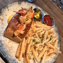 Lobster Roll and Truffle Fries Lobster Roll and Truffle Fries